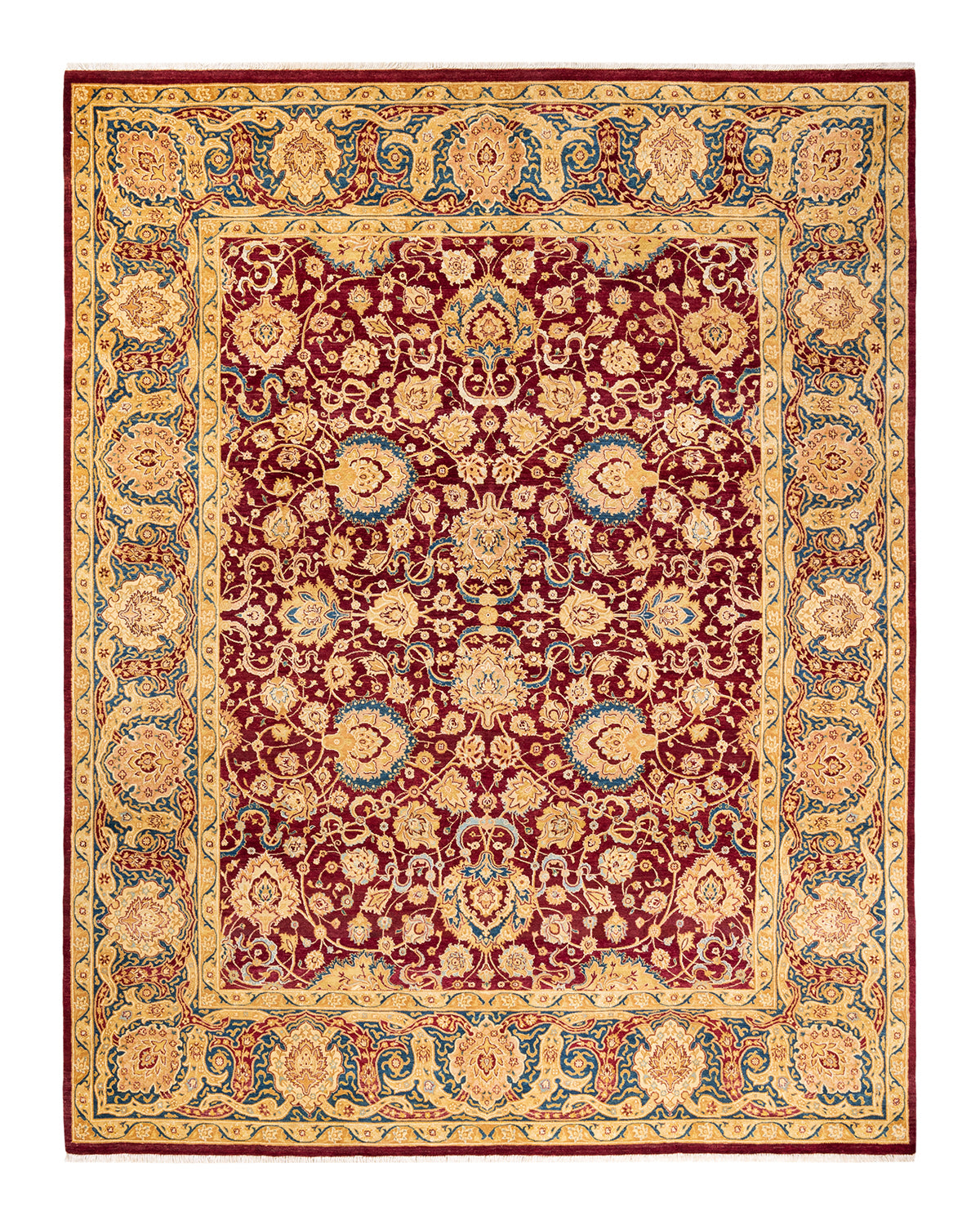 Mogul, One-of-a-Kind Hand-Knotted Area Rug - Red, 8' 0" x 10' 3"