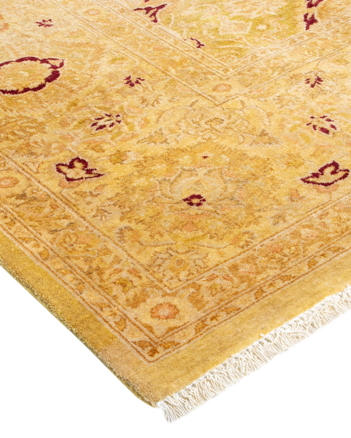 Mogul, One-of-a-Kind Hand-Knotted Area Rug - Green, 8' 2" x 10' 1"