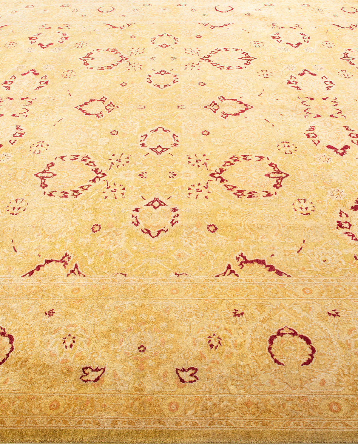 Mogul, One-of-a-Kind Hand-Knotted Area Rug - Green, 8' 2" x 10' 1"