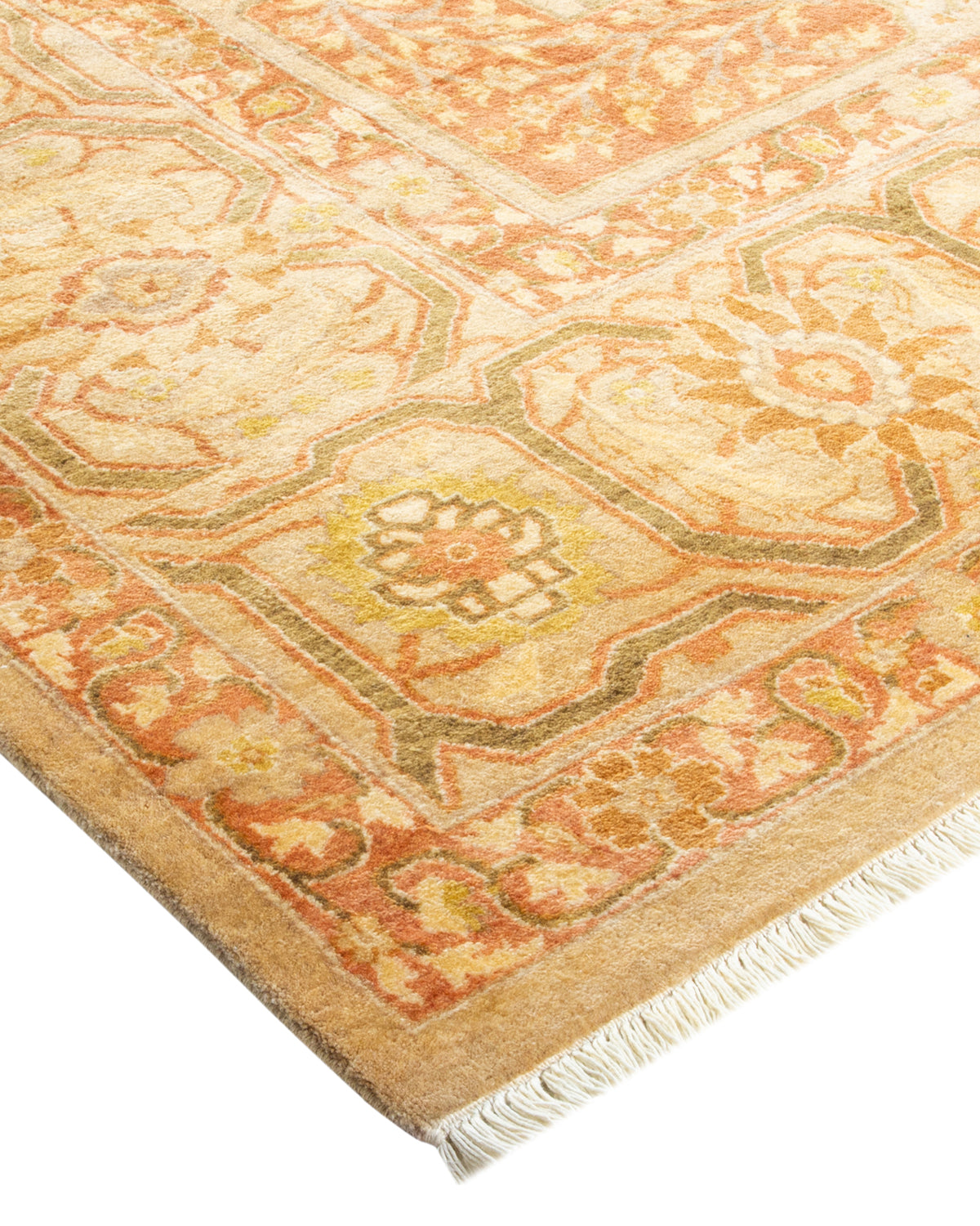 Mogul, One-of-a-Kind Hand-Knotted Area Rug - Yellow, 8' 1" x 10' 3"