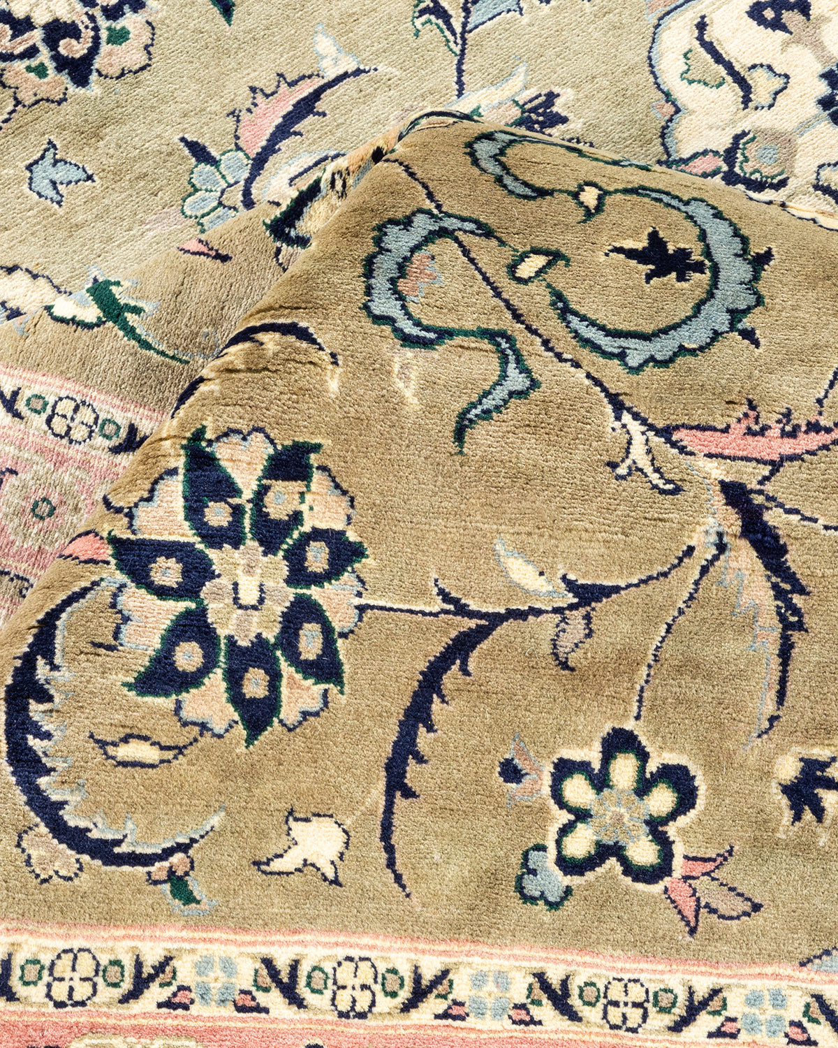 Mogul, One-of-a-Kind Hand-Knotted Area Rug - Green, 9' 2" x 12' 9"