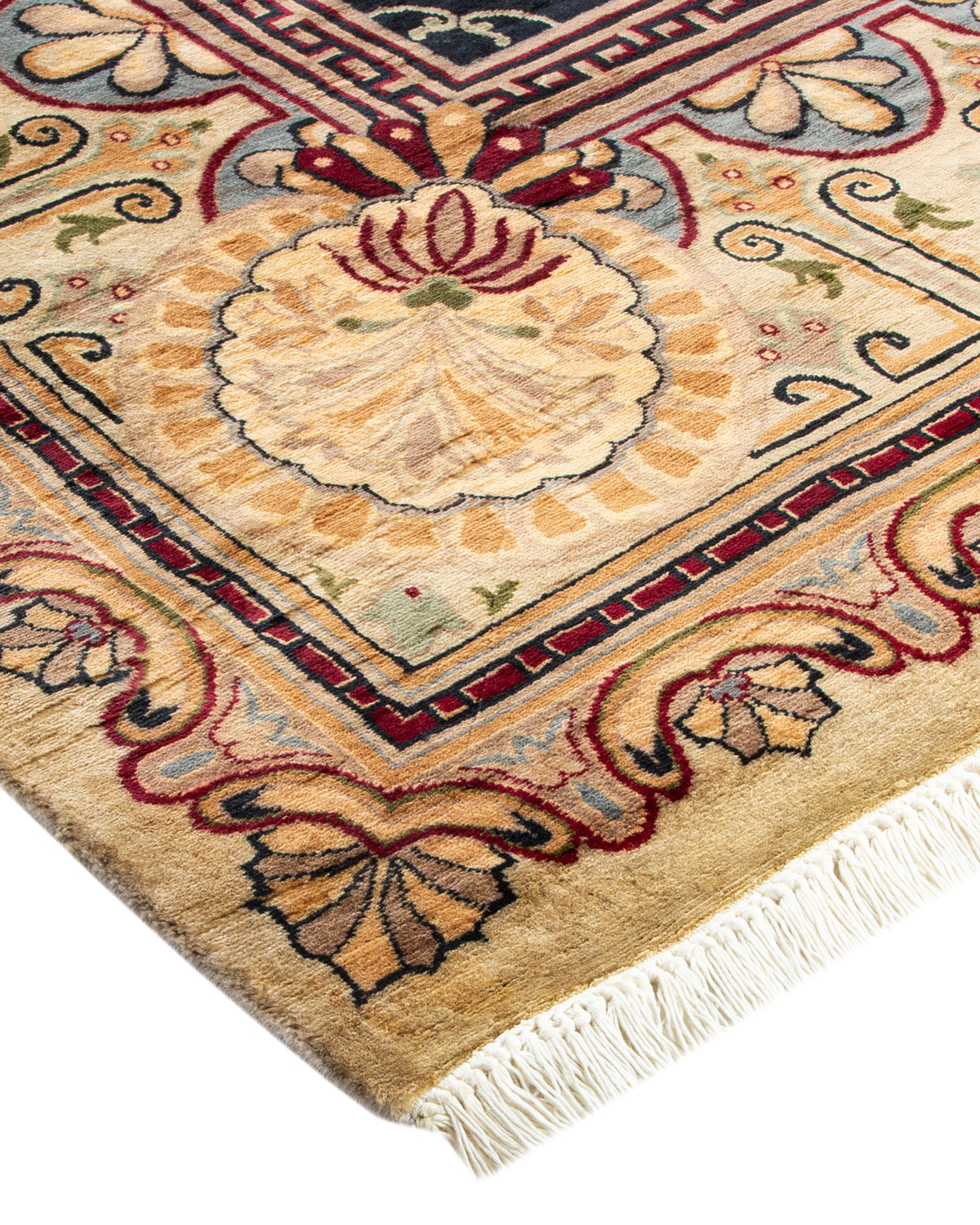 Mogul, One-of-a-Kind Hand-Knotted Area Rug - Ivory, 8' 10" x 12' 3"