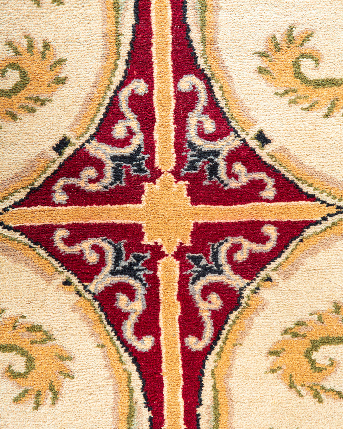 Mogul, One-of-a-Kind Hand-Knotted Area Rug - Ivory, 8' 10" x 12' 3"