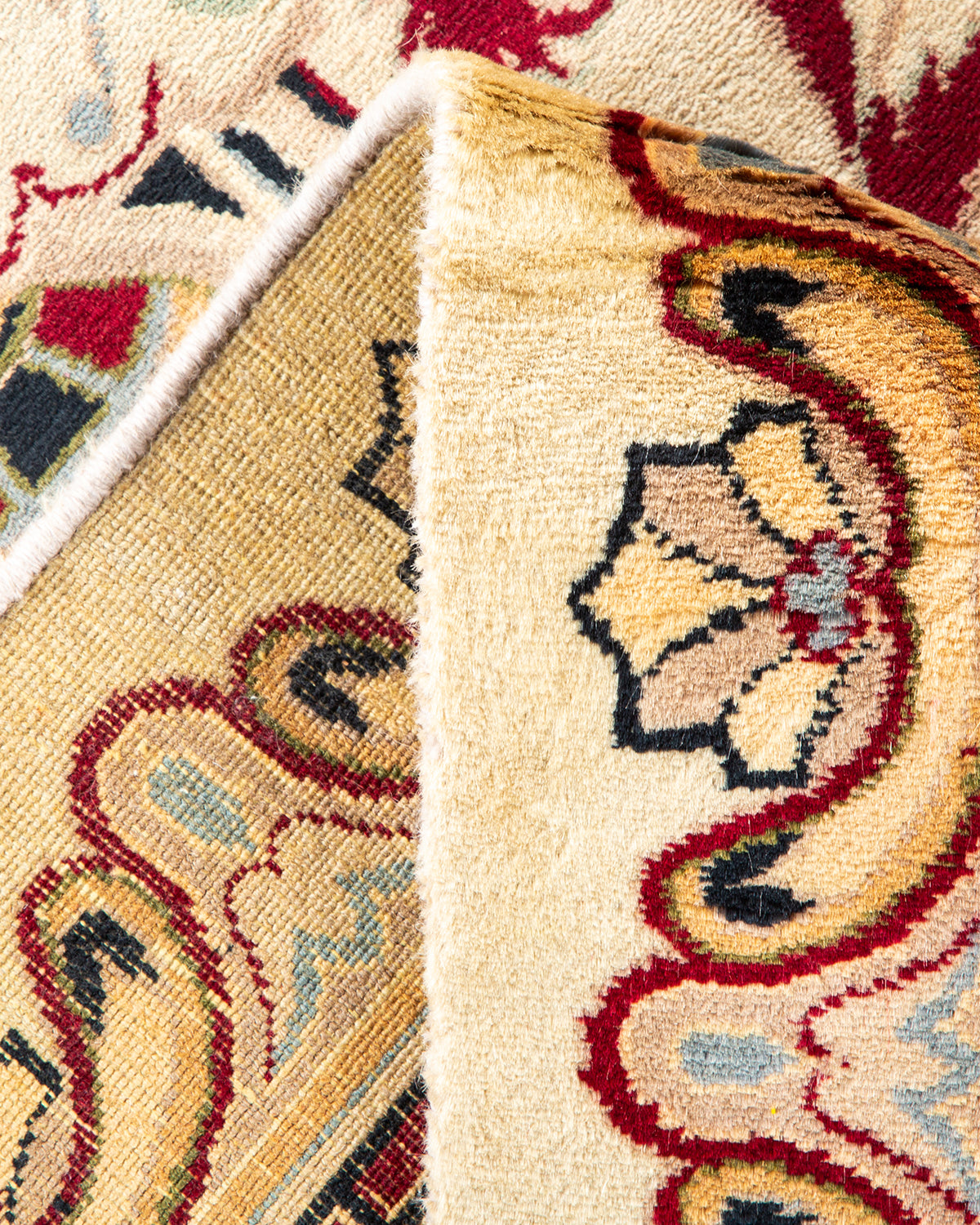 Mogul, One-of-a-Kind Hand-Knotted Area Rug - Ivory, 8' 10" x 12' 3"