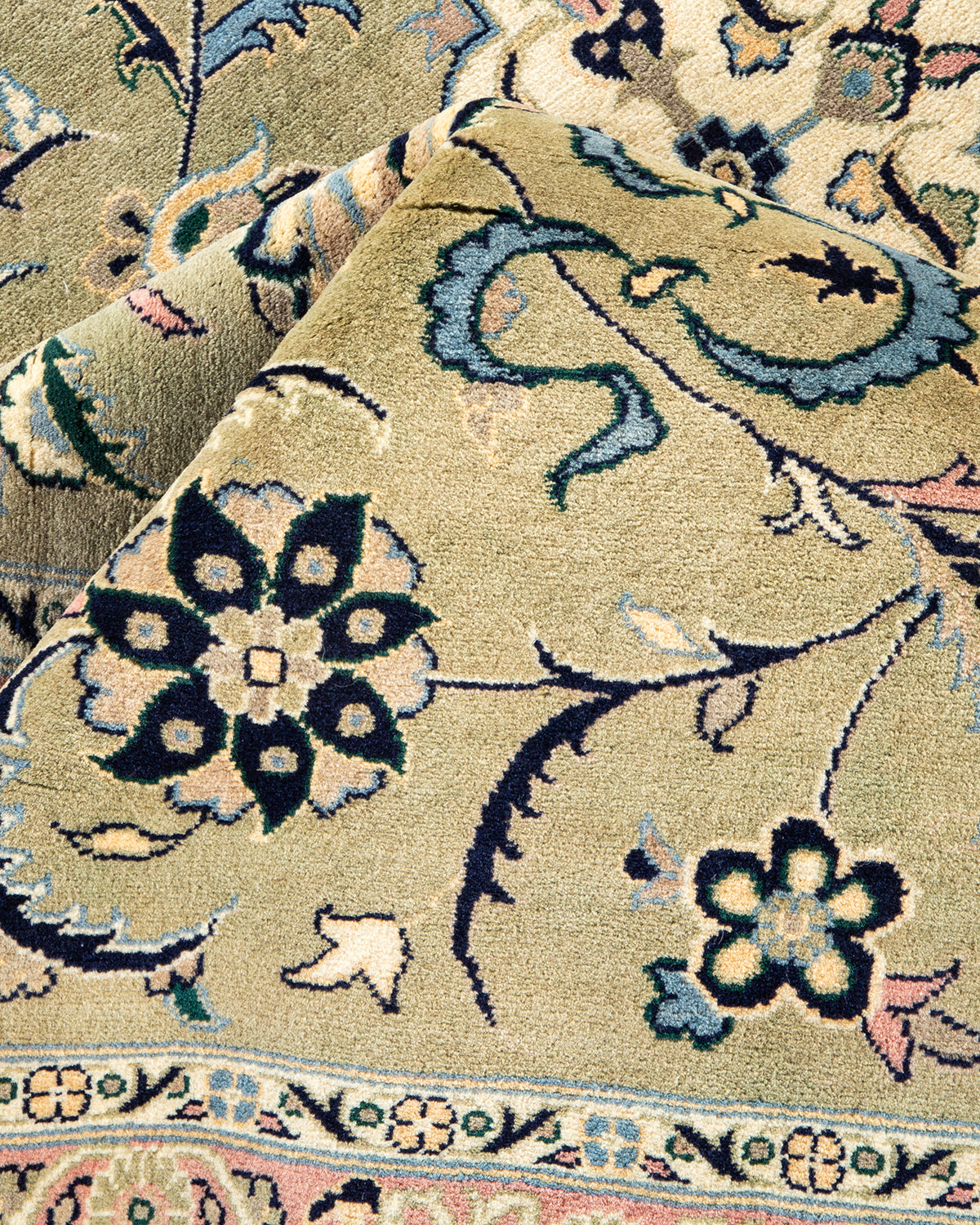 Mogul, One-of-a-Kind Hand-Knotted Area Rug - Green, 9' 2" x 11' 8"
