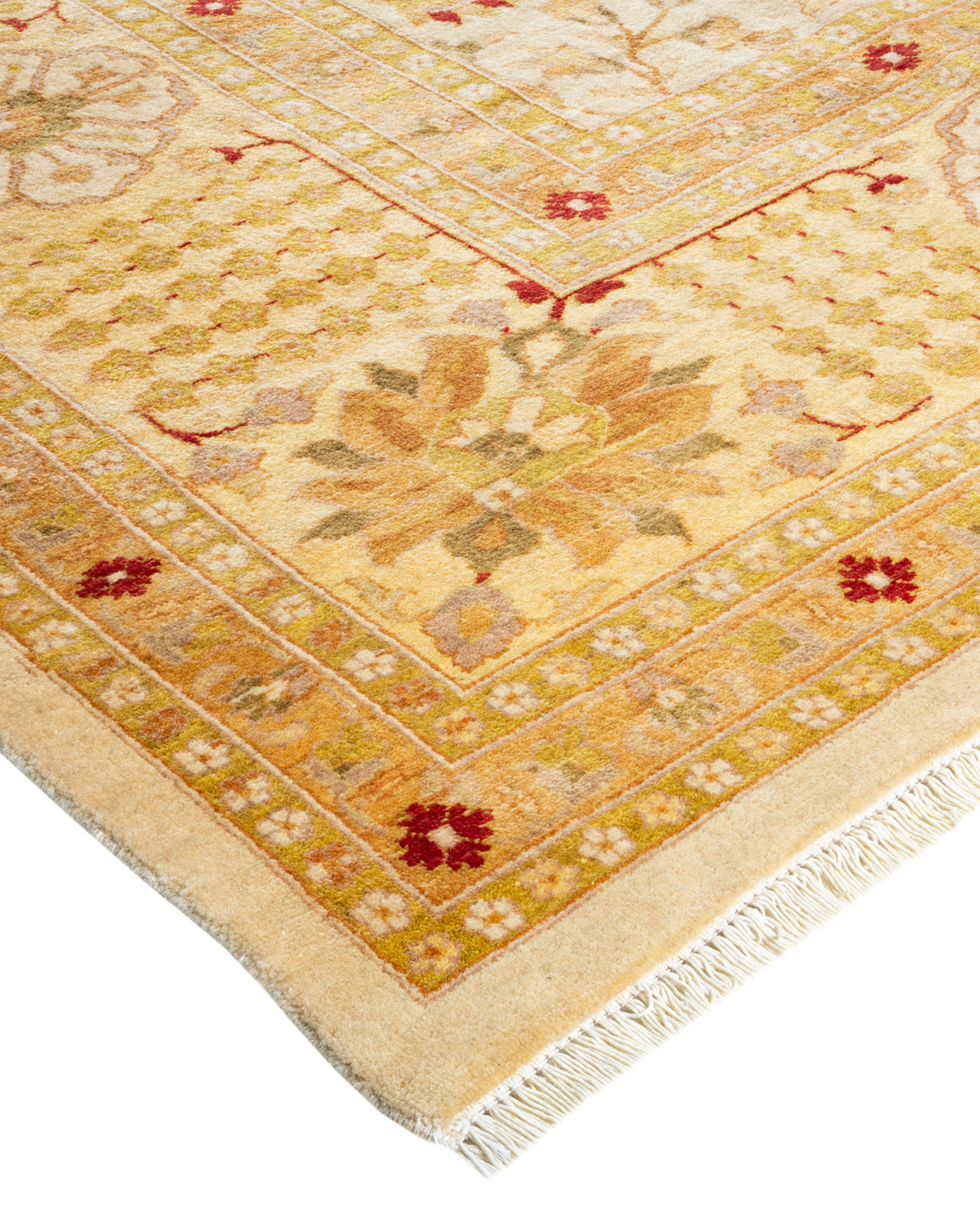 Mogul, One-of-a-Kind Hand-Knotted Area Rug - Ivory, 9' 0" x 11' 10"
