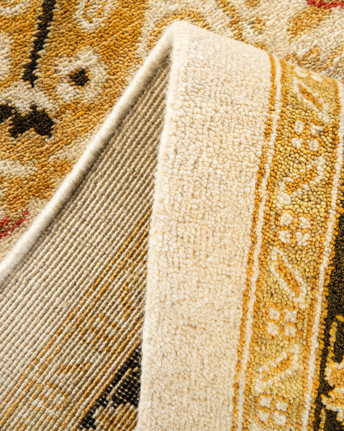 Mogul, One-of-a-Kind Hand-Knotted Area Rug - Ivory, 9' 2" x 12' 1"