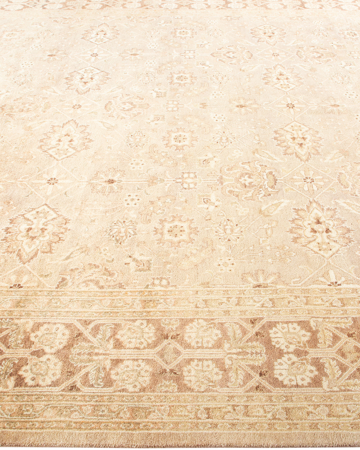 Mogul, One-of-a-Kind Hand-Knotted Area Rug - Ivory, 8' 1" x 10' 5"