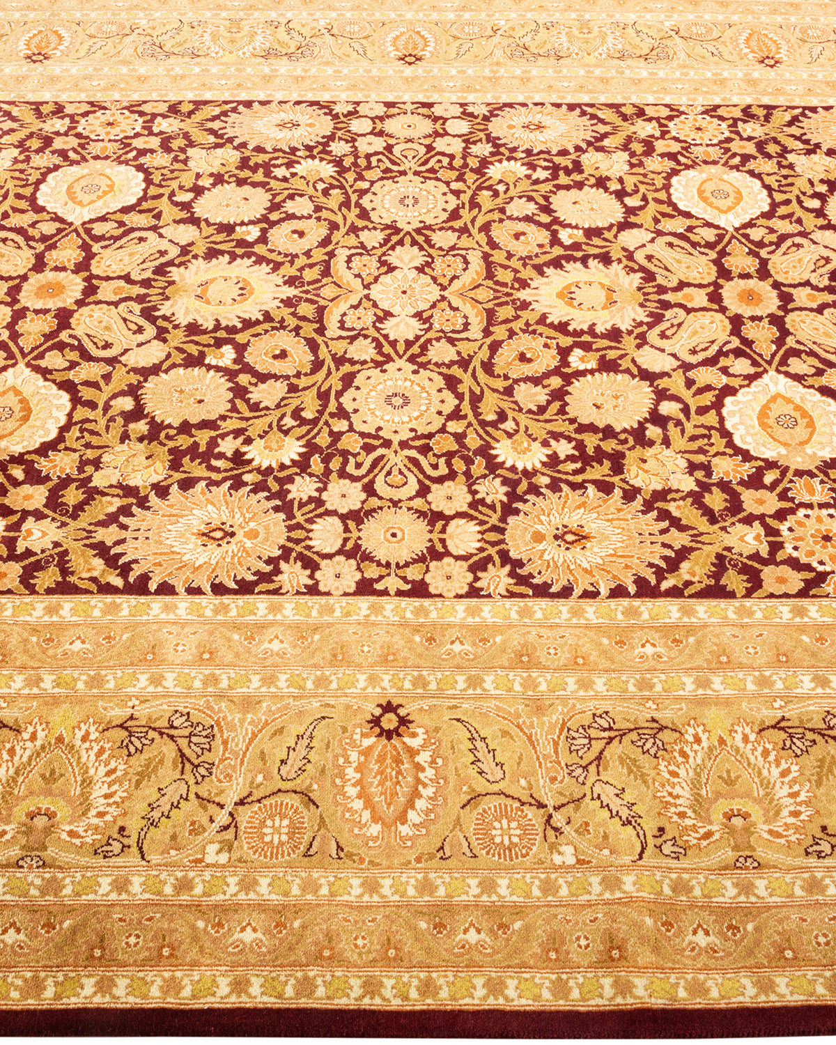 Mogul, One-of-a-Kind Hand-Knotted Area Rug - Red, 6' 1" x 8' 9"
