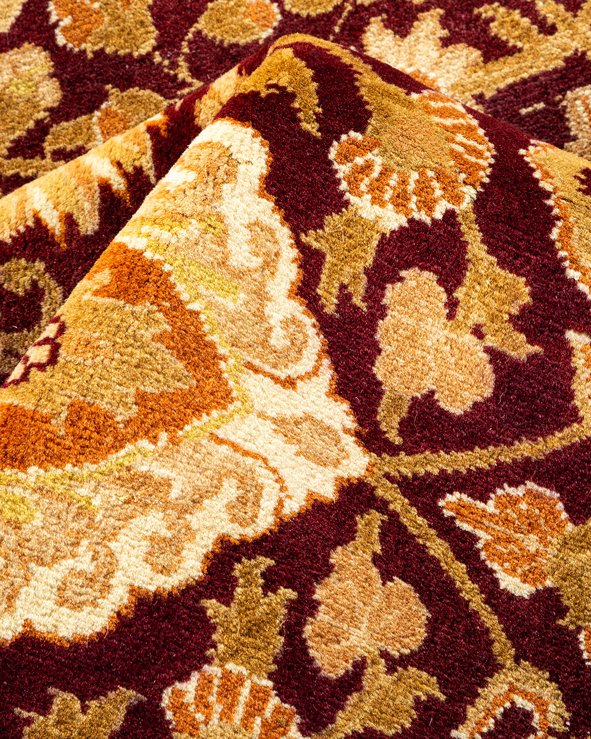 Mogul, One-of-a-Kind Hand-Knotted Area Rug - Red, 6' 1" x 8' 9"