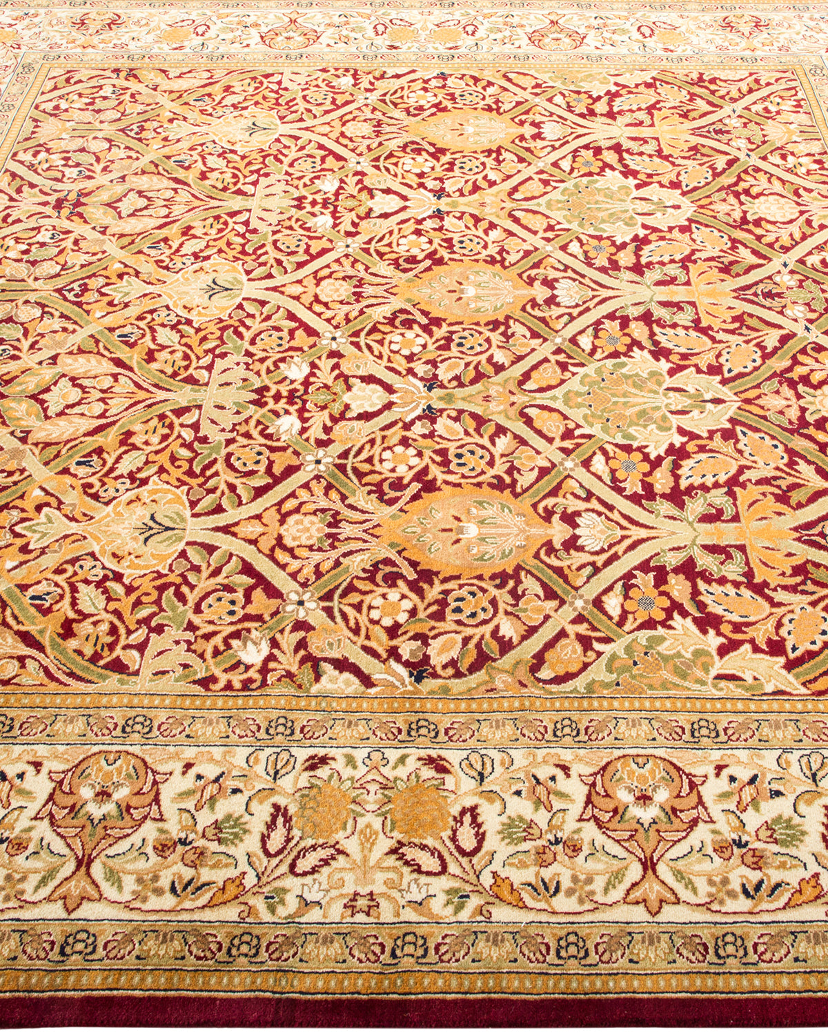 Mogul, One-of-a-Kind Hand-Knotted Area Rug - Red, 6' 0" x 6' 2"