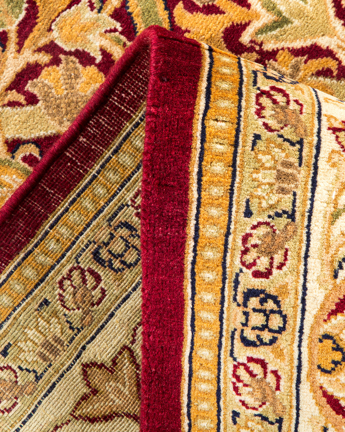 Mogul, One-of-a-Kind Hand-Knotted Area Rug - Red, 6' 0" x 6' 2"