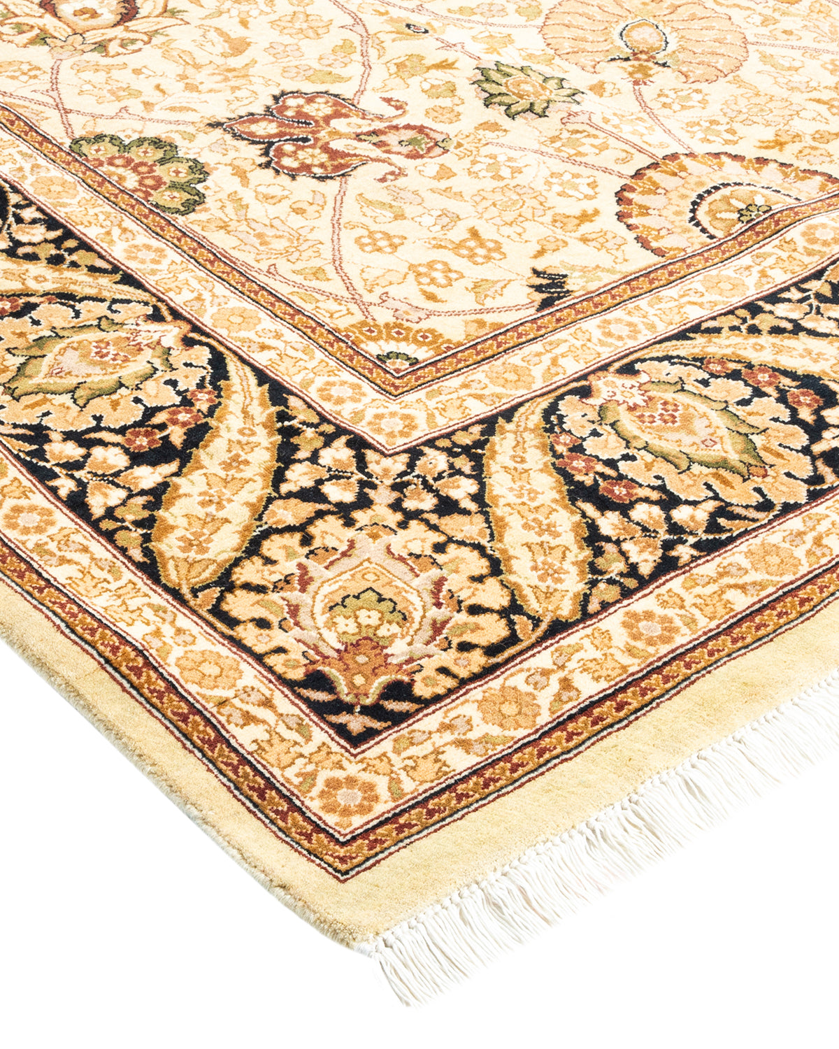 Mogul, One-of-a-Kind Hand-Knotted Area Rug - Beige, 6' 1" x 6' 4"