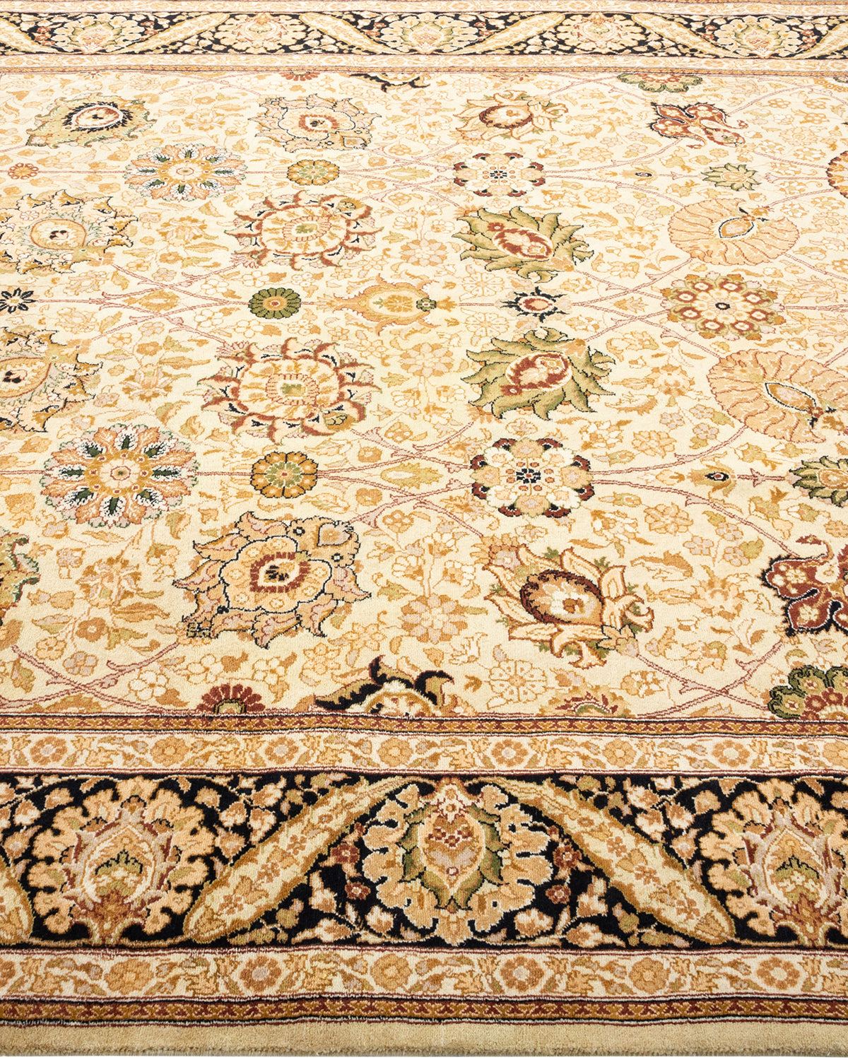 Mogul, One-of-a-Kind Hand-Knotted Area Rug - Beige, 6' 1" x 6' 4"
