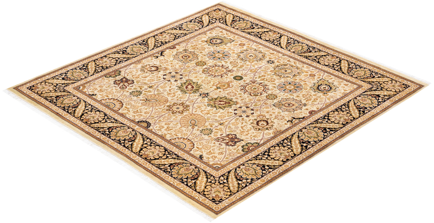 Mogul, One-of-a-Kind Hand-Knotted Area Rug - Beige, 6' 1" x 6' 4"