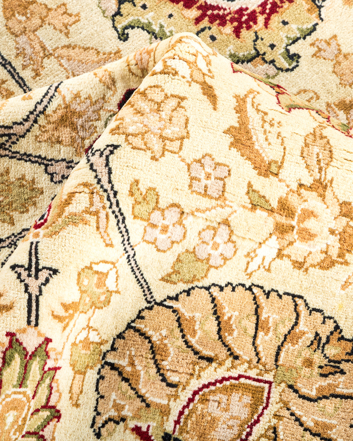 Mogul, One-of-a-Kind Hand-Knotted Area Rug - Ivory, 6' 1" x 6' 4"