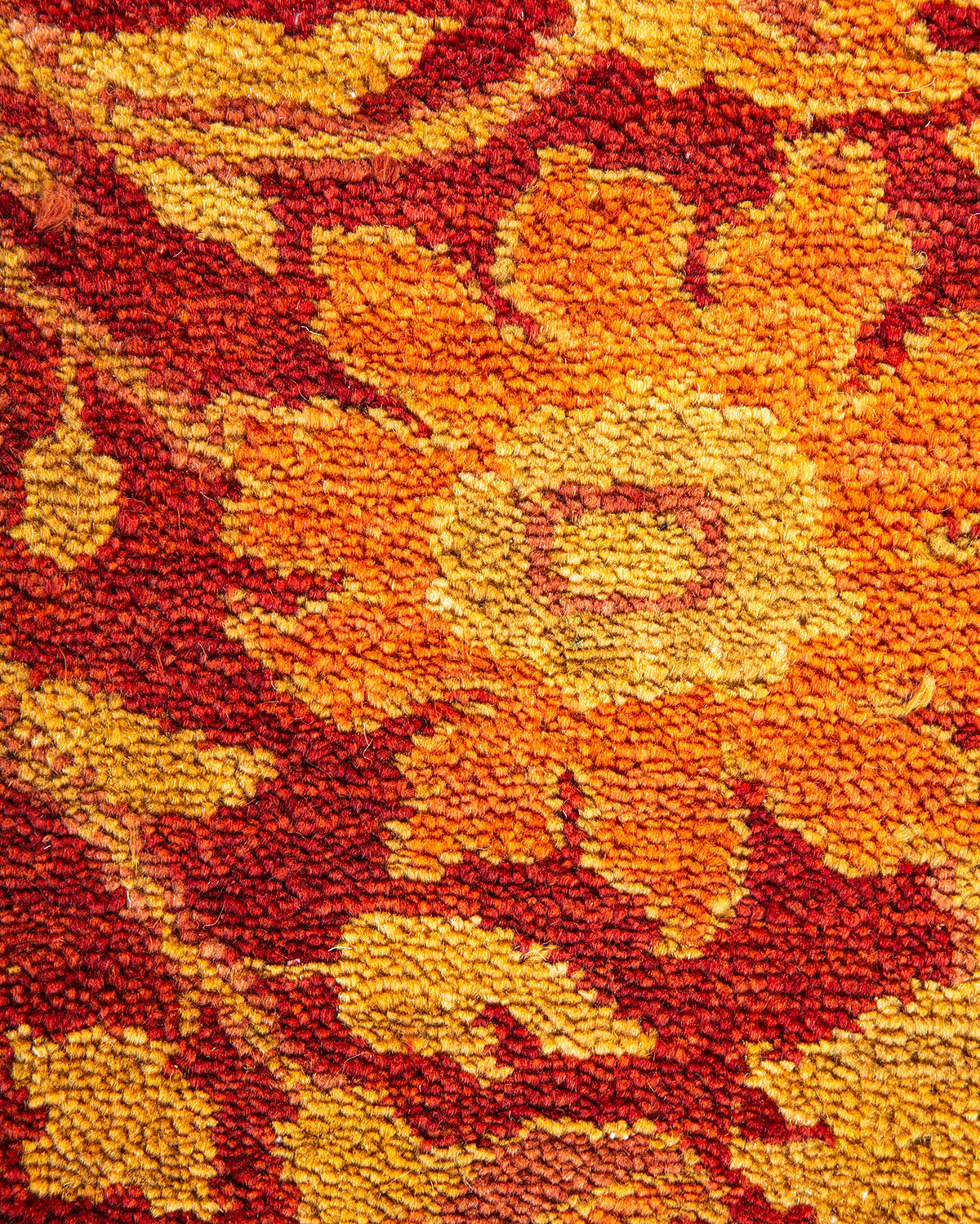 Eclectic, One-of-a-Kind Hand-Knotted Area Rug - Red, 10' 2" x 15' 1"