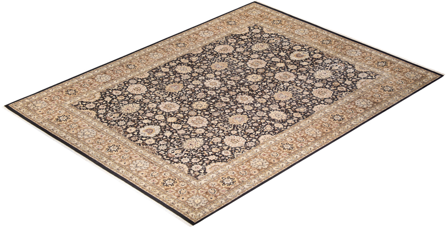 Mogul, One-of-a-Kind Hand-Knotted Area Rug - Gray, 9' 2" x 12' 3"