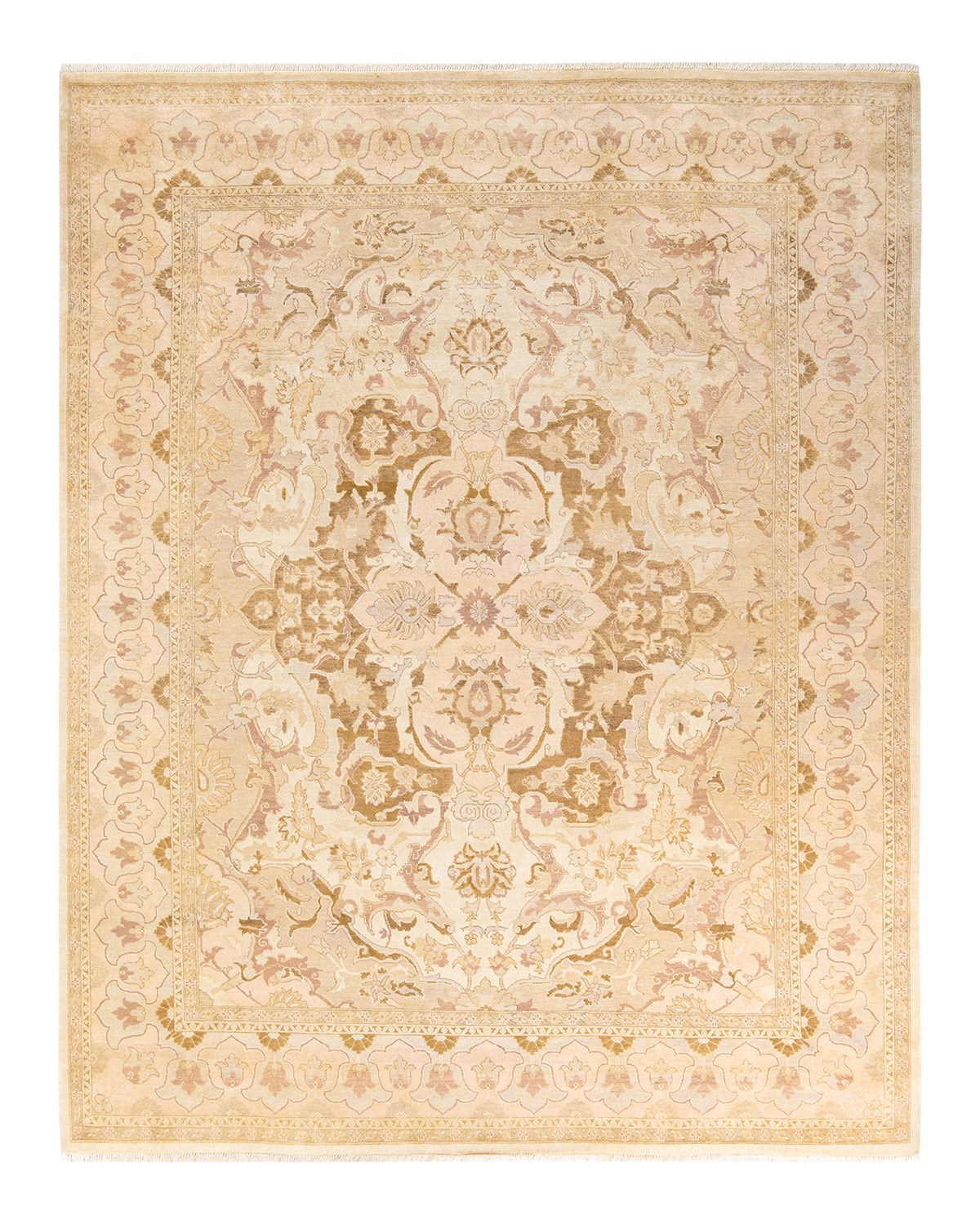 Mogul, One-of-a-Kind Hand-Knotted Area Rug - Ivory, 8' 0" x 9' 10"