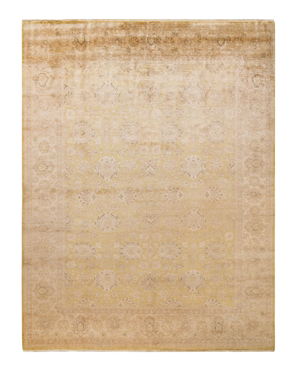 Mogul, One-of-a-Kind Hand-Knotted Area Rug - Green, 8' 2" x 10' 6"