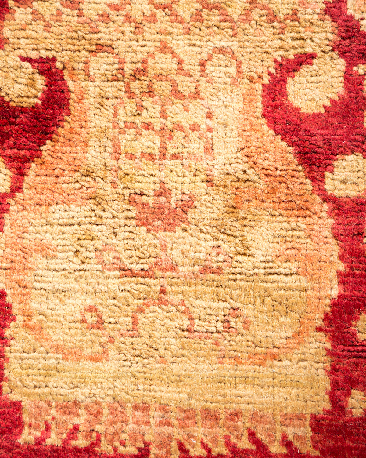 Eclectic, One-of-a-Kind Hand-Knotted Area Rug - Red, 10' 0" x 18' 0"
