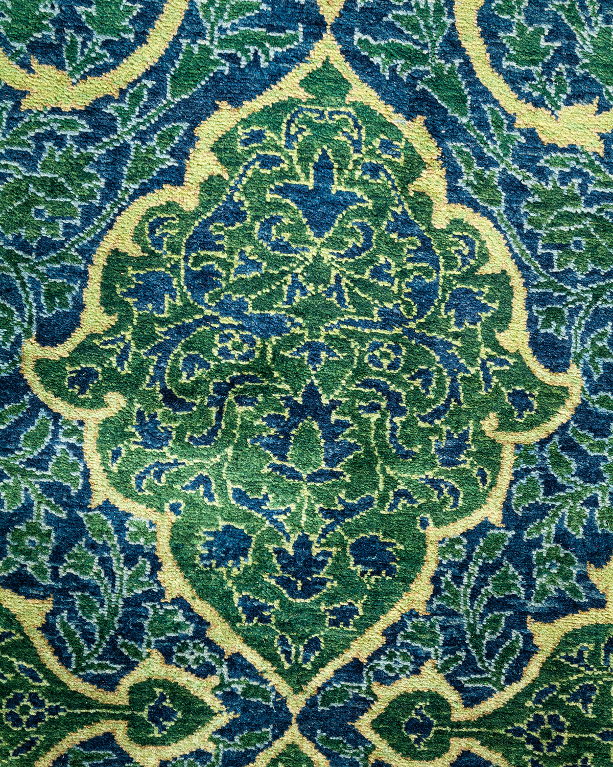 Mogul, One-of-a-Kind Hand-Knotted Area Rug - Blue, 6' 1" x 8' 10"