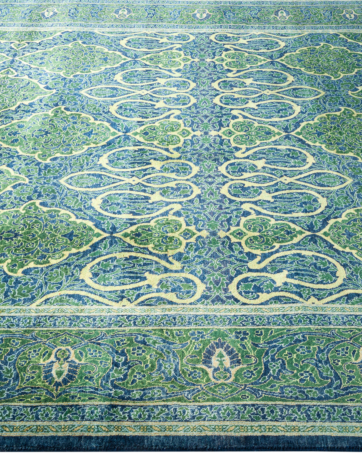 Mogul, One-of-a-Kind Hand-Knotted Area Rug - Blue, 6' 1" x 8' 10"