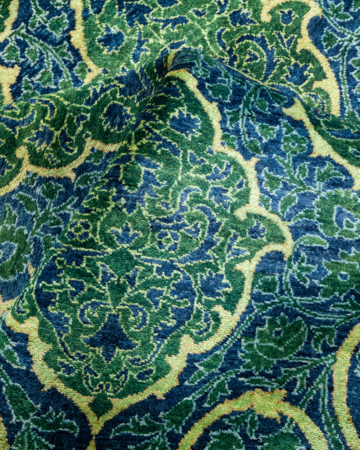 Mogul, One-of-a-Kind Hand-Knotted Area Rug - Blue, 6' 1" x 8' 10"