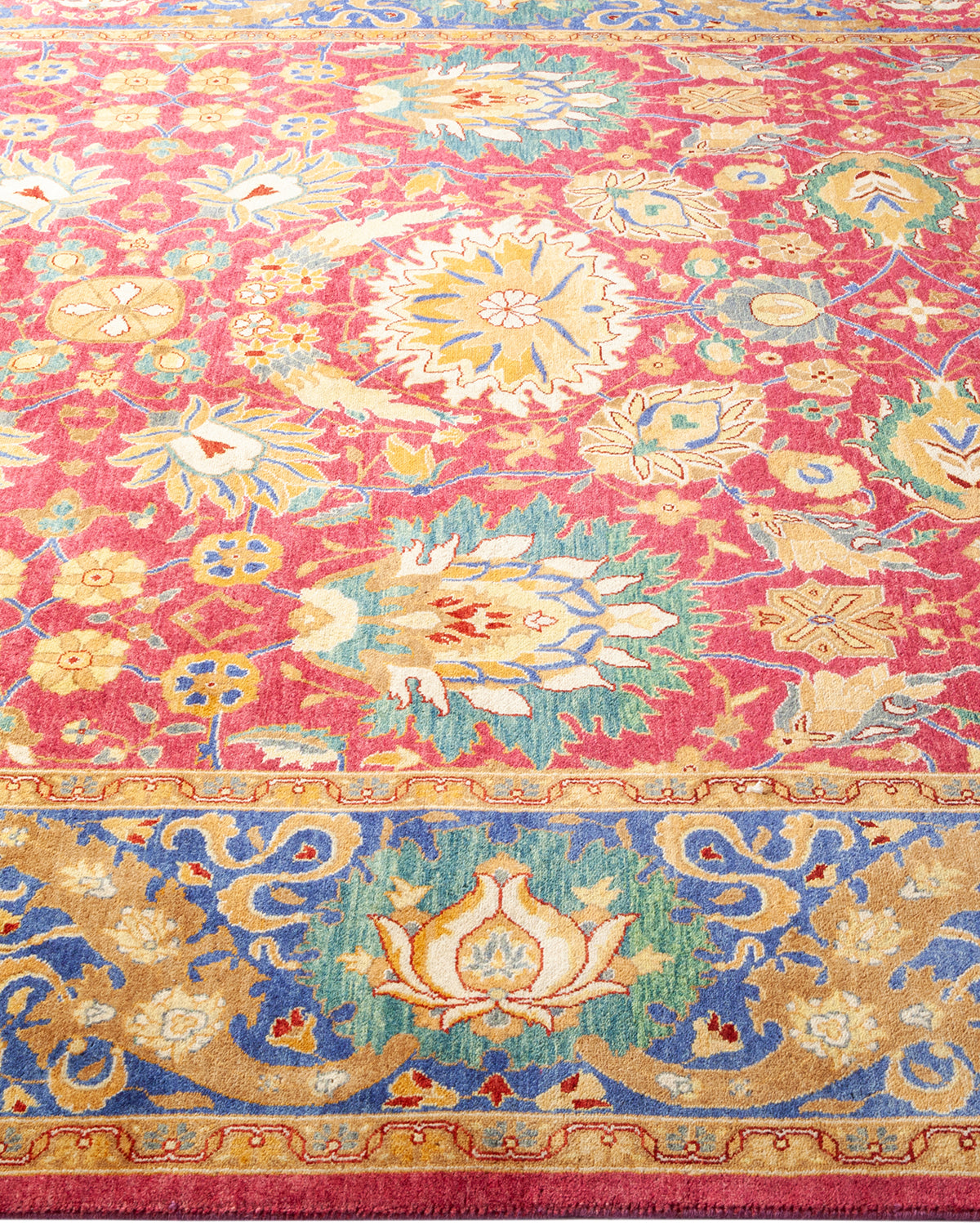 Mogul, One-of-a-Kind Hand-Knotted Area Rug - Purple, 6' 1" x 9' 3"