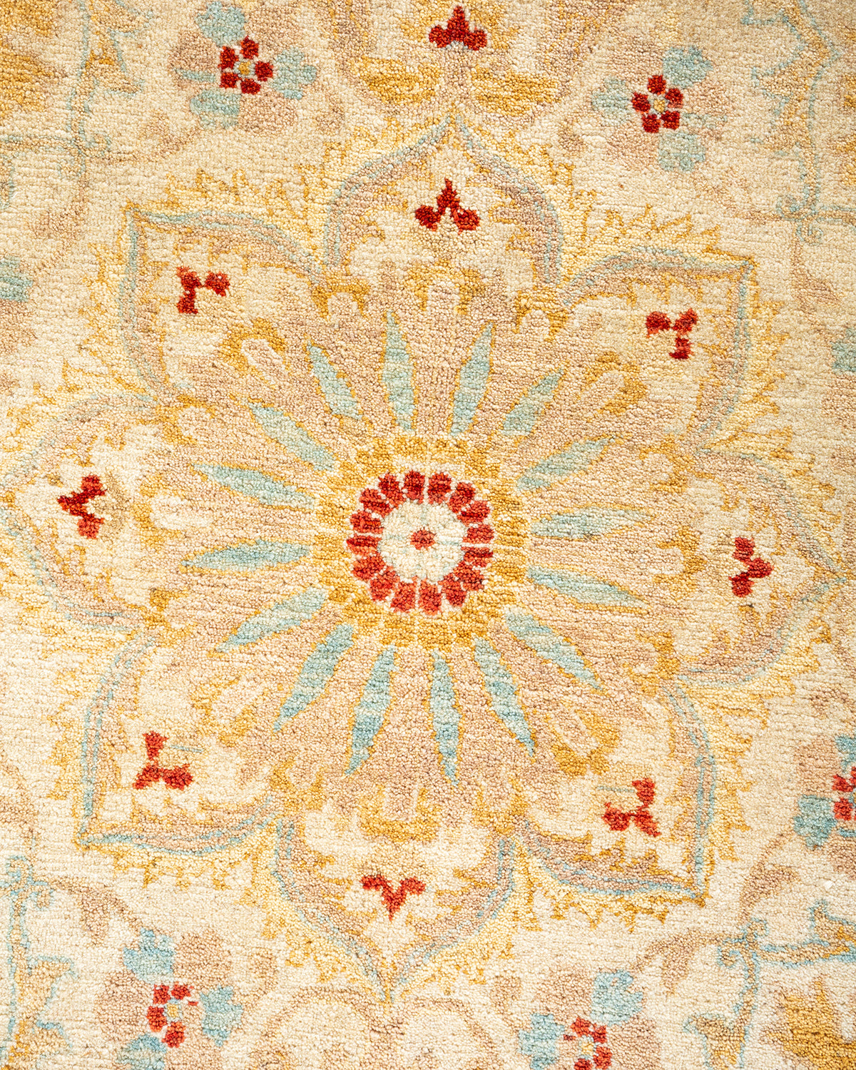 Mogul, One-of-a-Kind Hand-Knotted Area Rug - Ivory, 9' 0" x 11' 10"