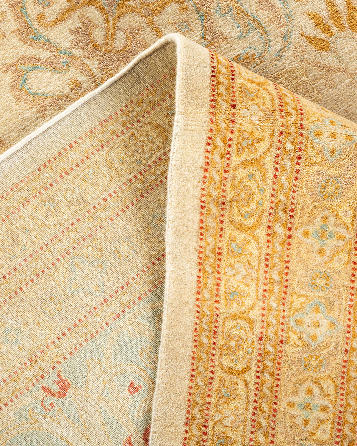 Mogul, One-of-a-Kind Hand-Knotted Area Rug - Ivory, 9' 0" x 11' 10"