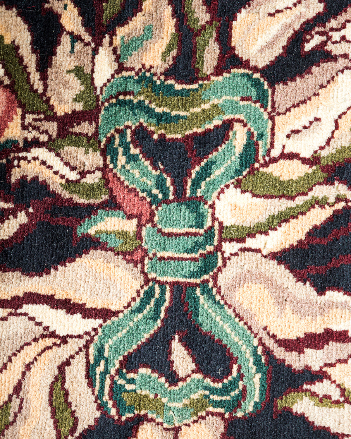 Mogul, One-of-a-Kind Hand-Knotted Area Rug - Black, 6' 0" x 8' 10"