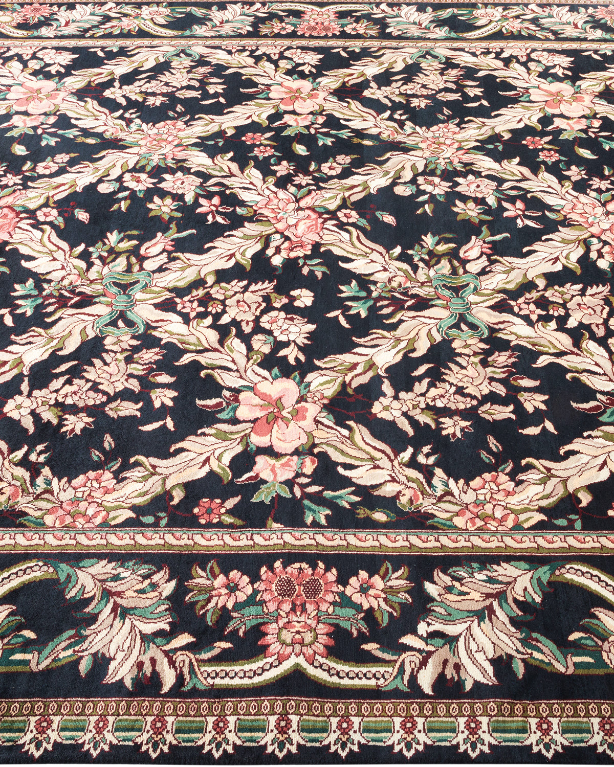 Mogul, One-of-a-Kind Hand-Knotted Area Rug - Black, 6' 0" x 8' 10"