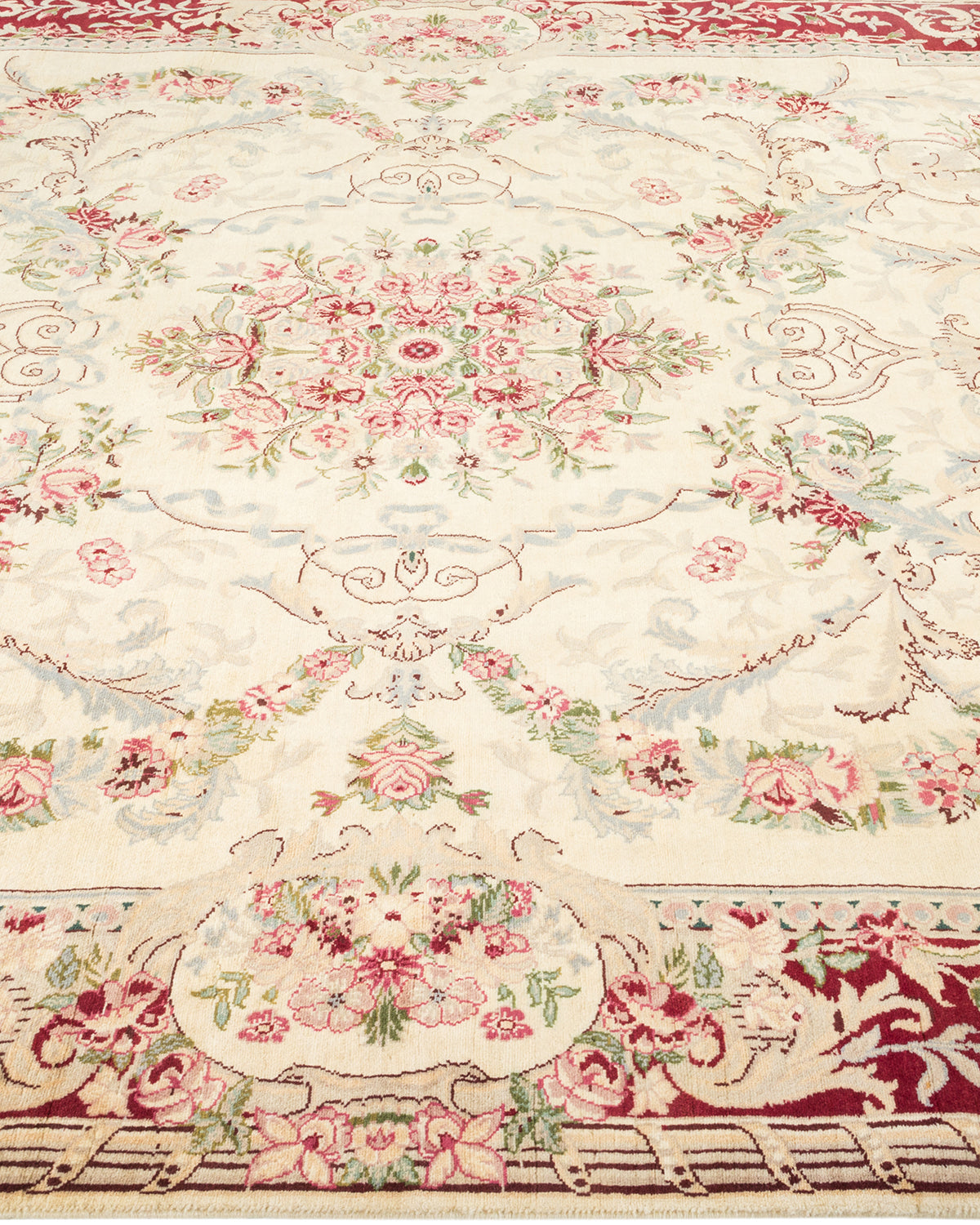 Mogul, One-of-a-Kind Hand-Knotted Area Rug - Ivory, 6' 0" x 9' 6"