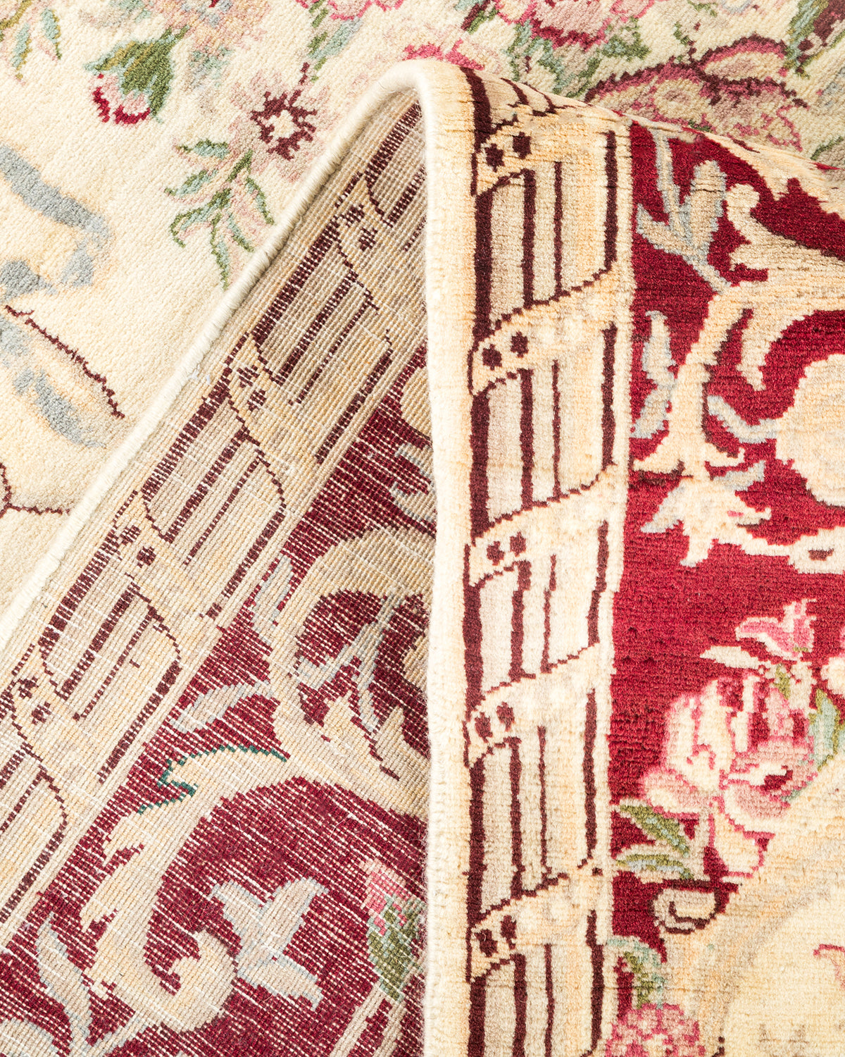 Mogul, One-of-a-Kind Hand-Knotted Area Rug - Ivory, 6' 0" x 9' 6"