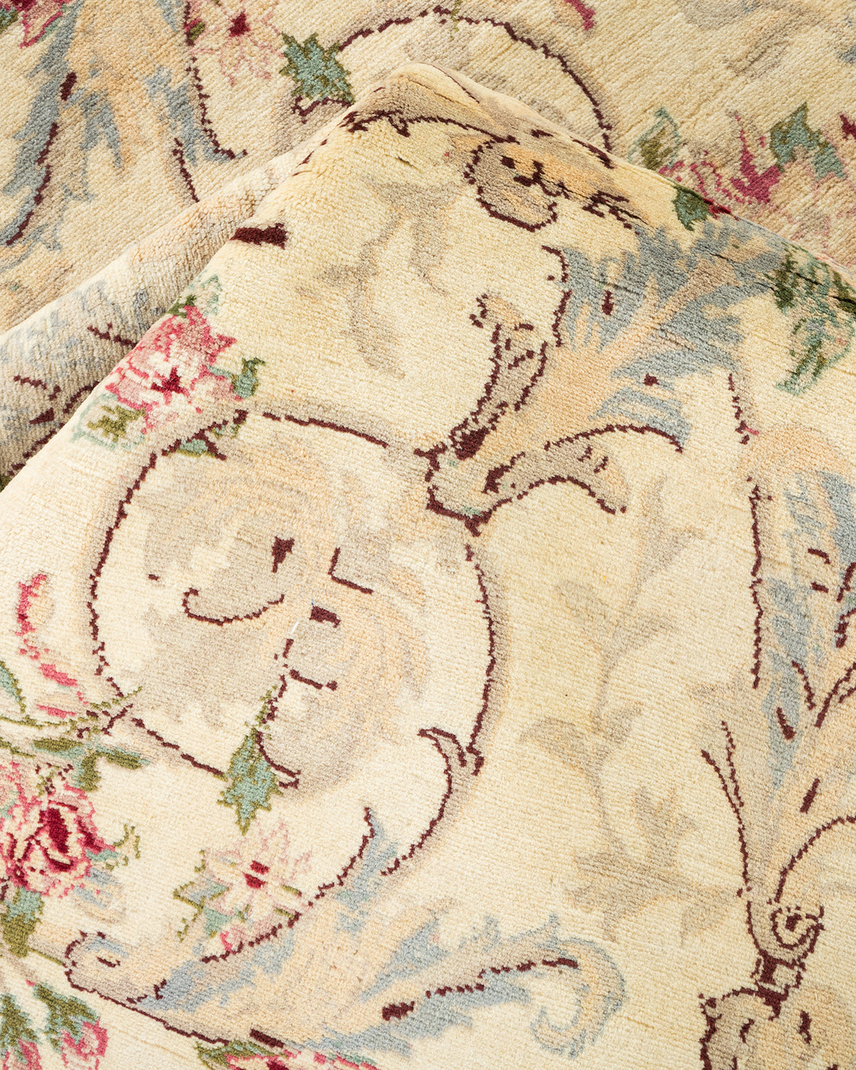 Mogul, One-of-a-Kind Hand-Knotted Area Rug - Ivory, 6' 0" x 9' 6"