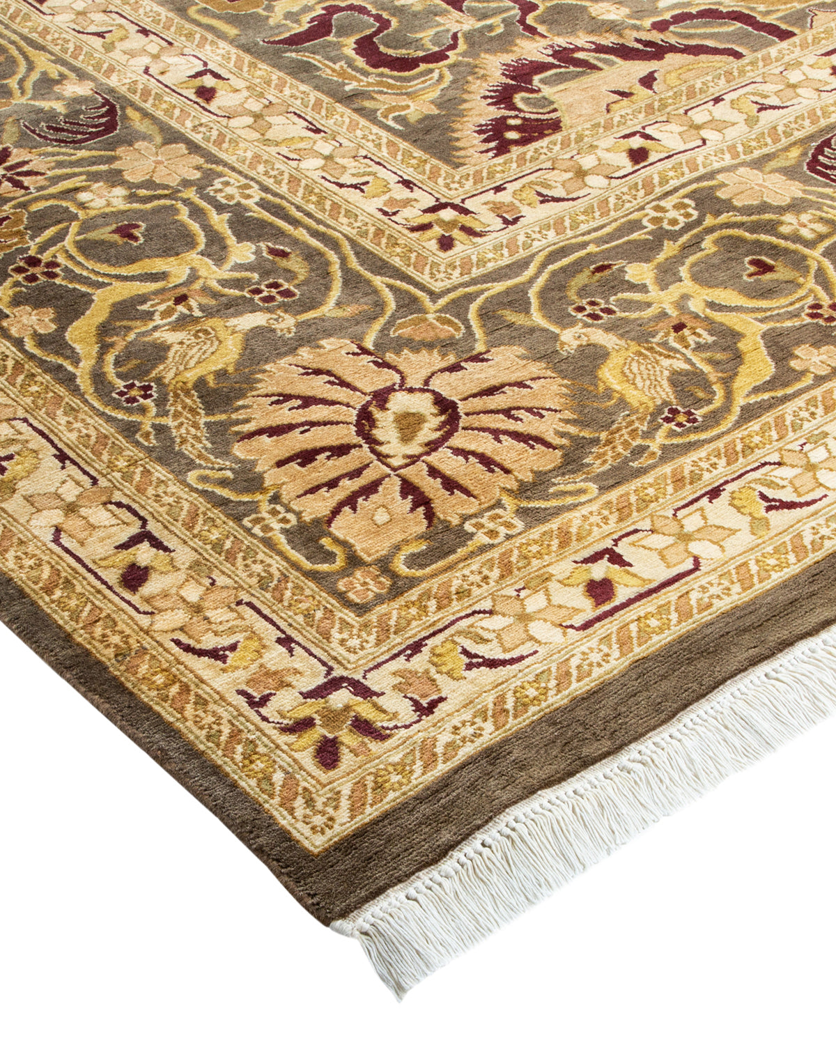Mogul, One-of-a-Kind Hand-Knotted Area Rug - Brown, 8' 0" x 10' 1"