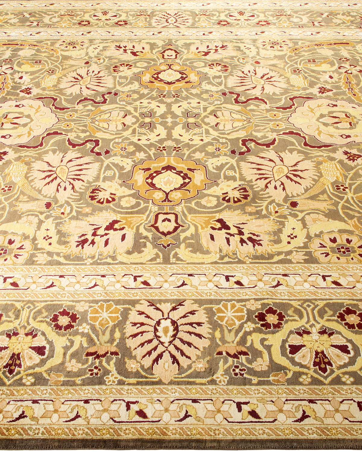 Mogul, One-of-a-Kind Hand-Knotted Area Rug - Brown, 8' 0" x 10' 1"