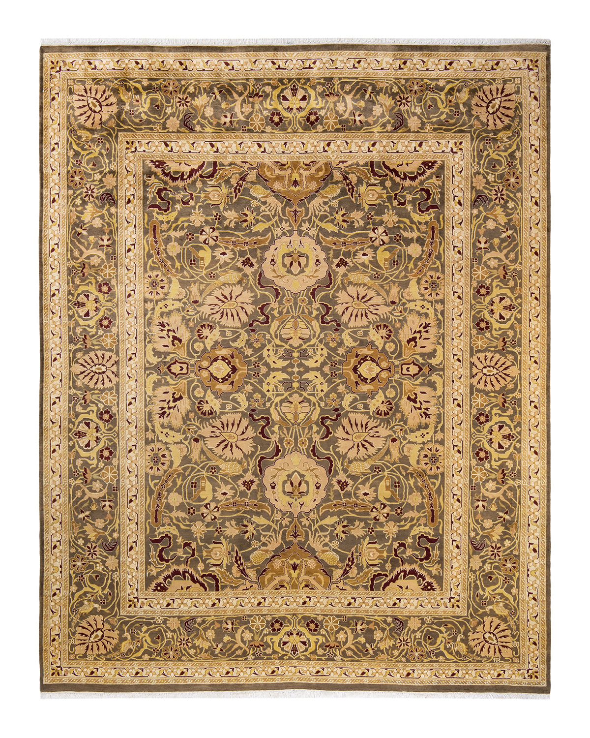 Mogul, One-of-a-Kind Hand-Knotted Area Rug - Brown, 8' 0" x 10' 1"