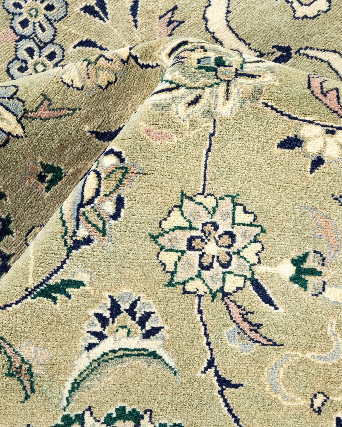 Mogul, One-of-a-Kind Hand-Knotted Area Rug - Green, 8' 3" x 10' 1"