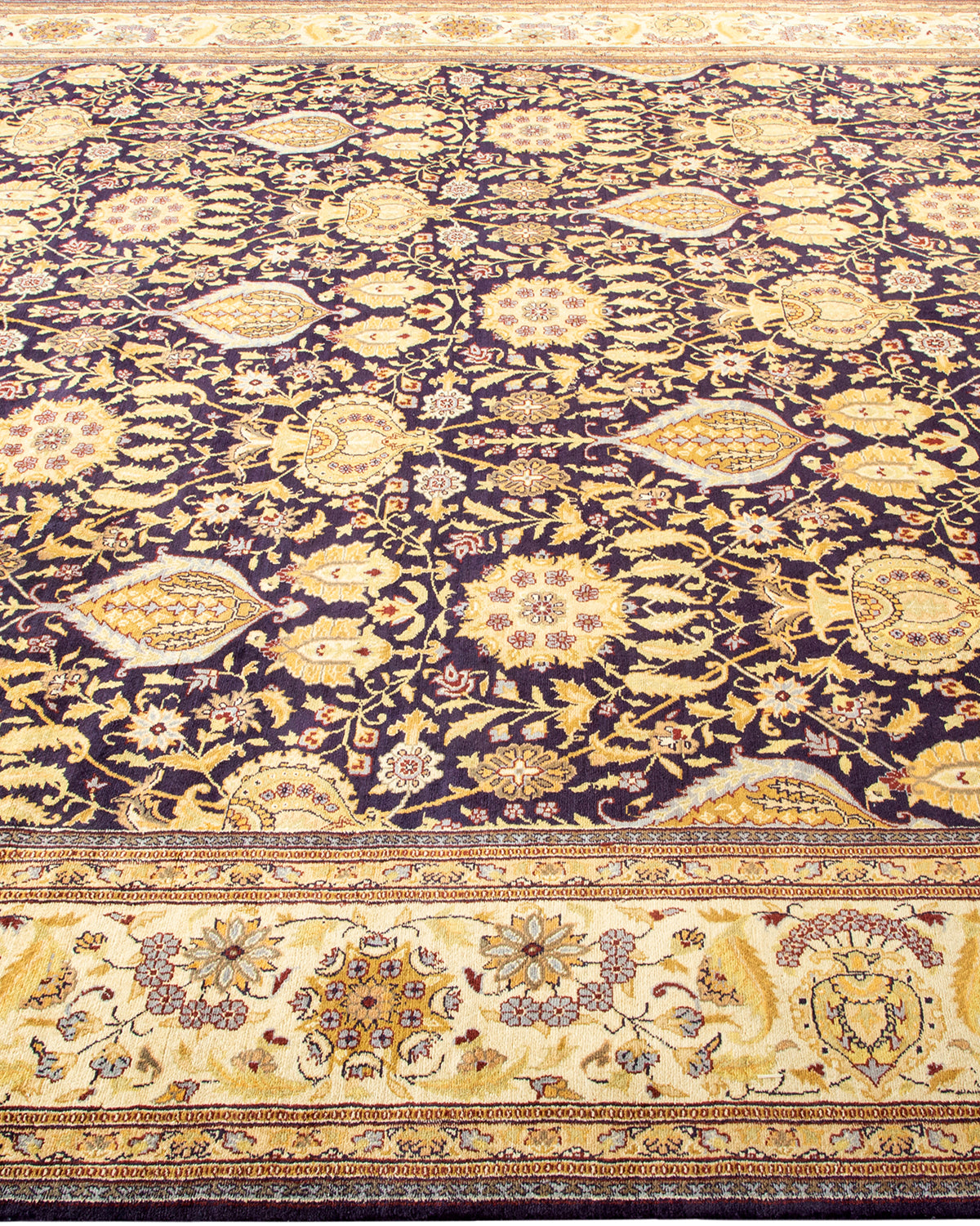 Mogul, One-of-a-Kind Hand-Knotted Area Rug - Purple, 7' 10" x 9' 9"