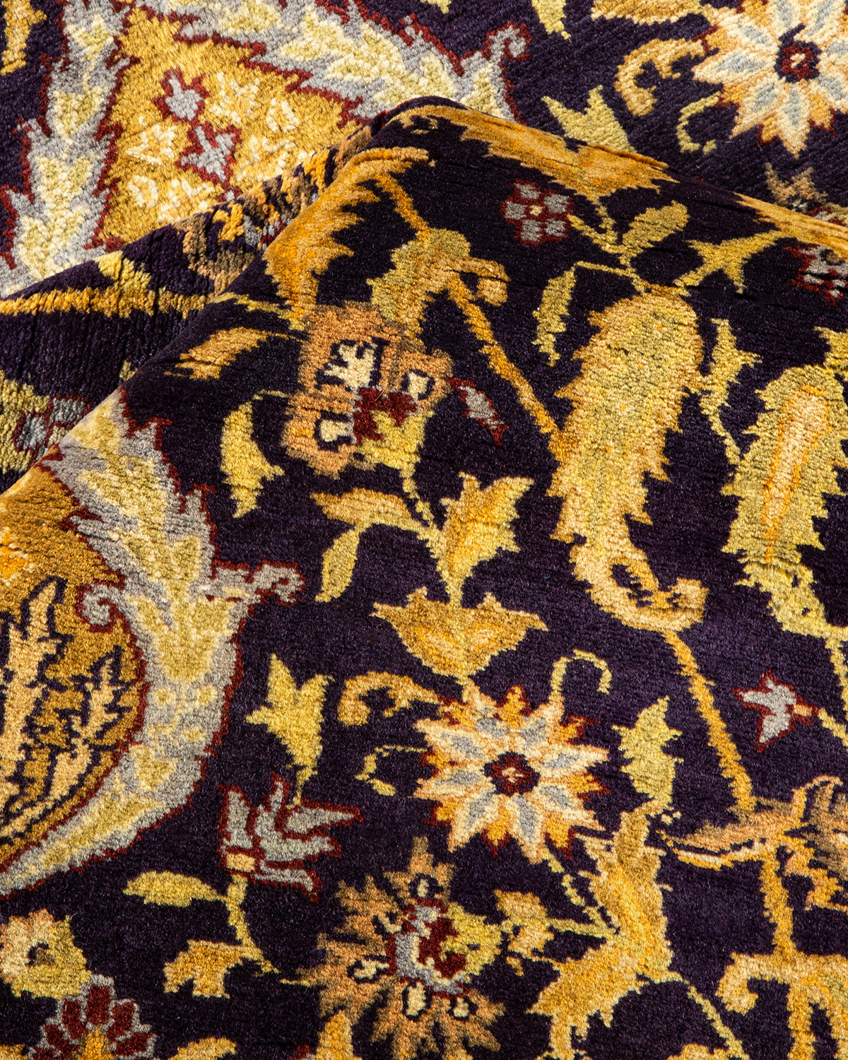 Mogul, One-of-a-Kind Hand-Knotted Area Rug - Purple, 7' 10" x 9' 9"