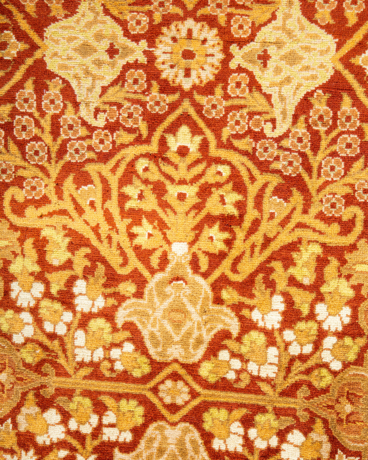 Mogul, One-of-a-Kind Hand-Knotted Area Rug - Orange, 8' 4" x 10' 4"