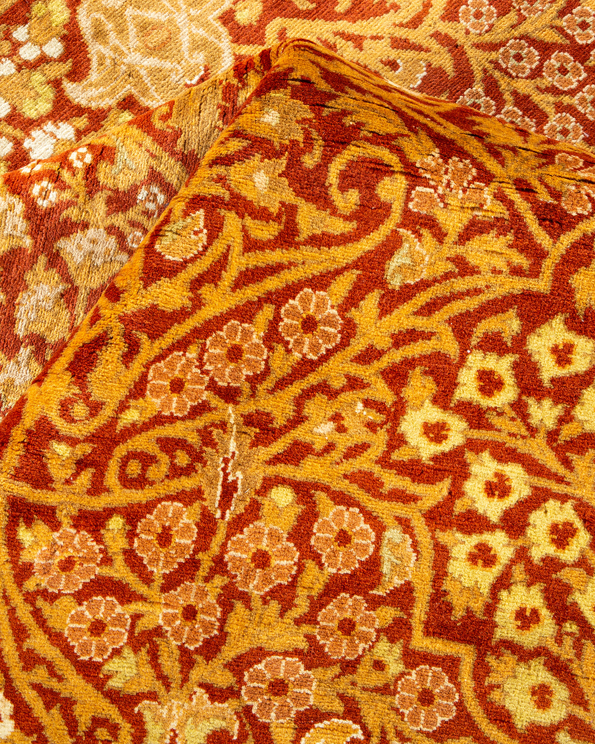 Mogul, One-of-a-Kind Hand-Knotted Area Rug - Orange, 8' 4" x 10' 4"