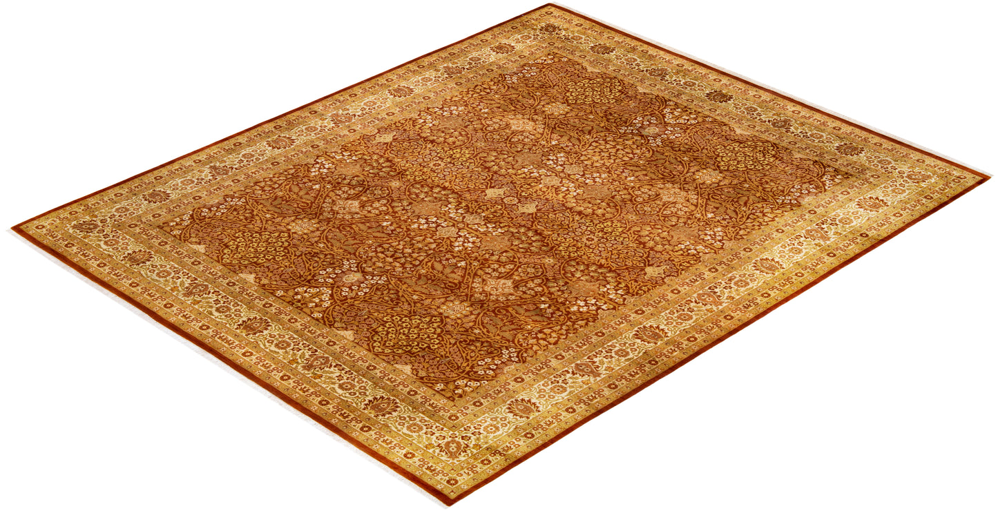 Mogul, One-of-a-Kind Hand-Knotted Area Rug - Orange, 8' 4" x 10' 4"