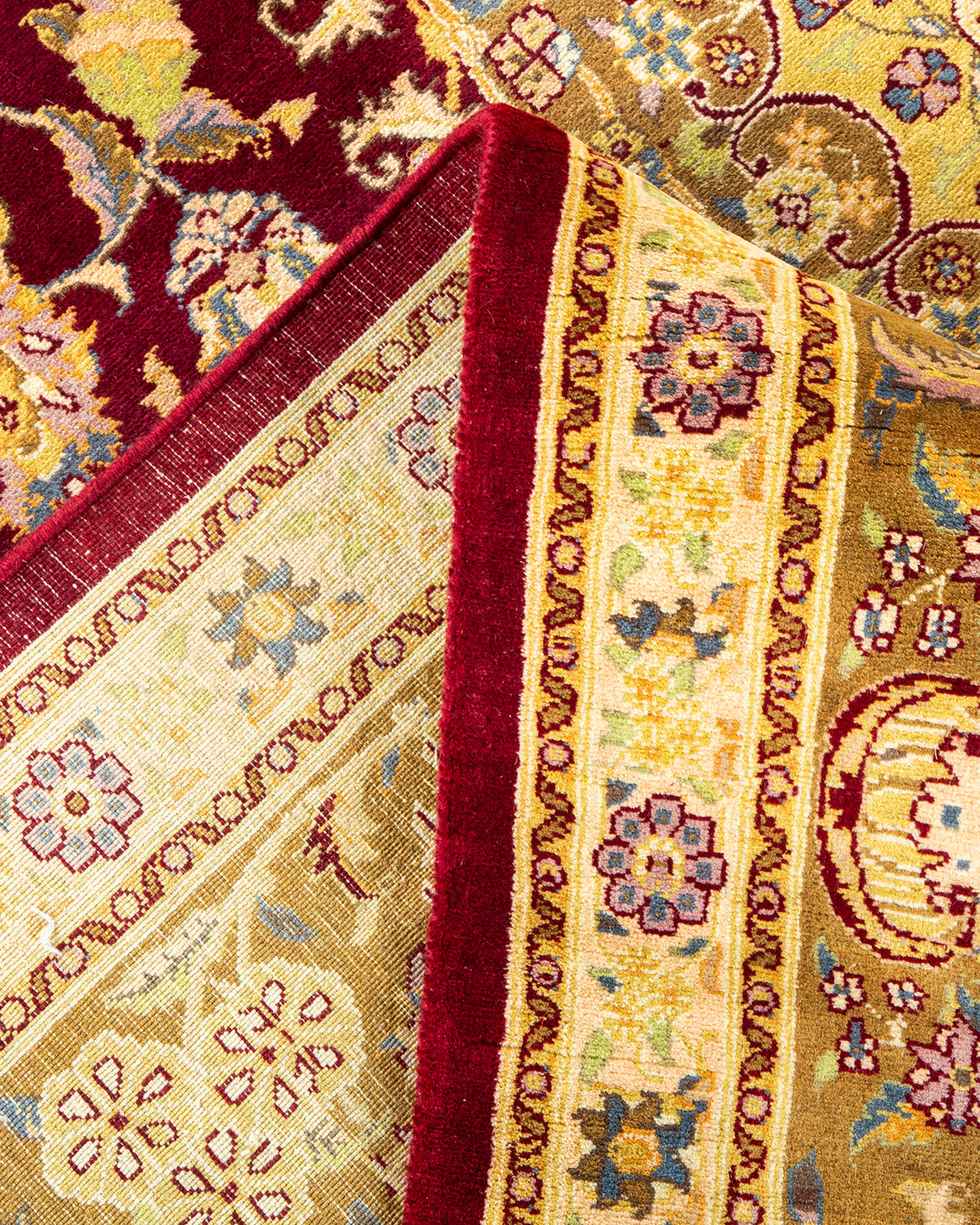 Mogul, One-of-a-Kind Hand-Knotted Area Rug - Red, 8' 2" x 10' 8"