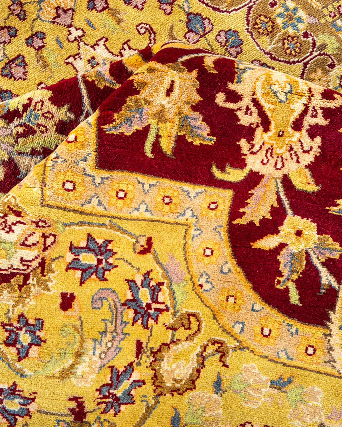 Mogul, One-of-a-Kind Hand-Knotted Area Rug - Red, 8' 2" x 10' 8"