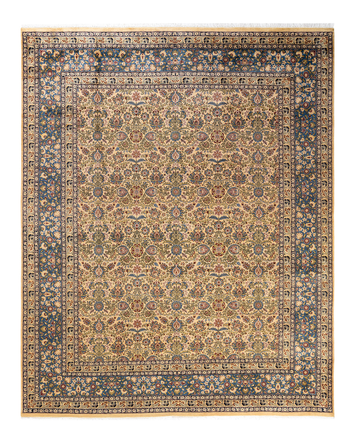 Mogul, One-of-a-Kind Hand-Knotted Area Rug - Yellow, 8' 0" x 9' 10"