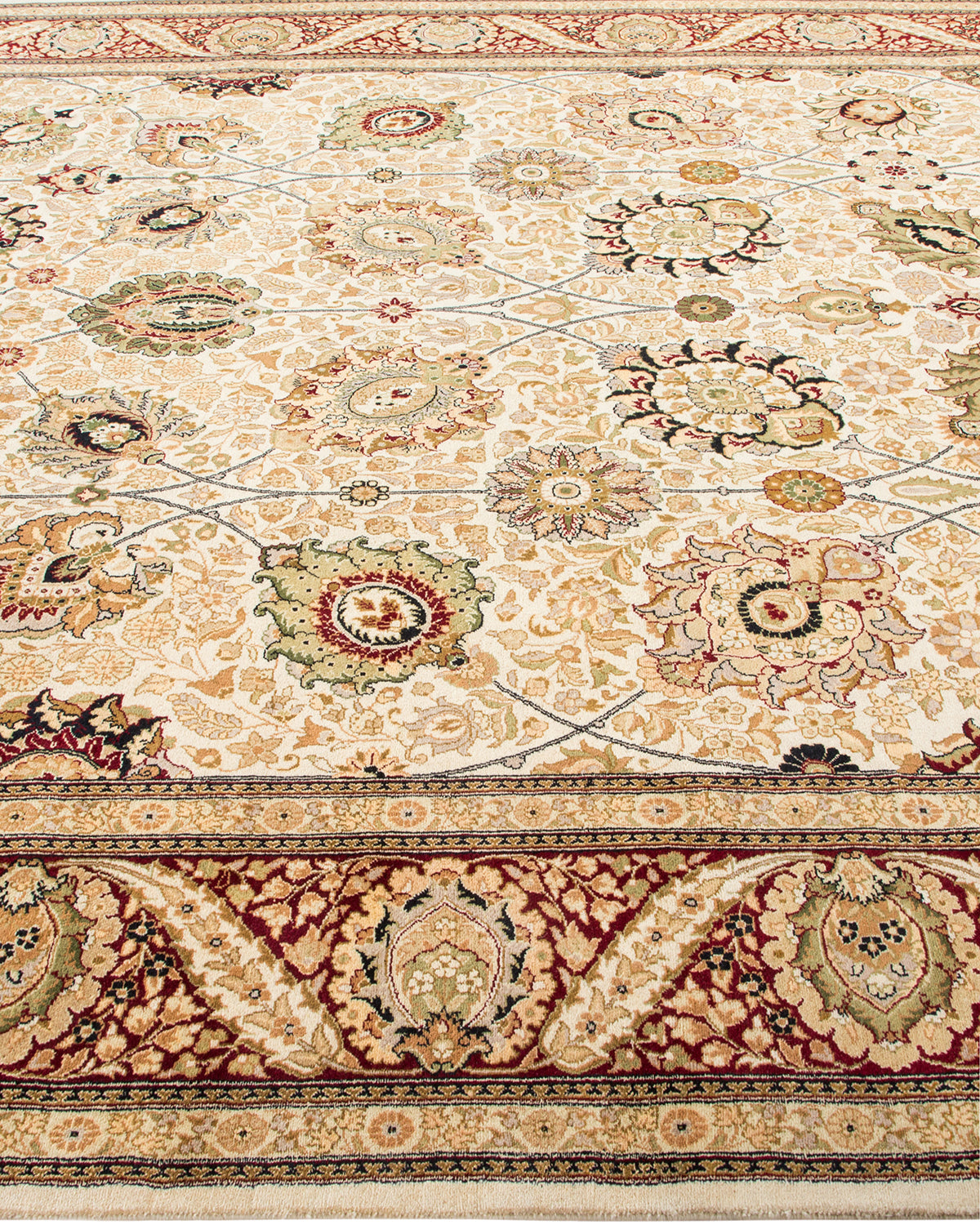 Mogul, One-of-a-Kind Hand-Knotted Area Rug - Ivory, 8' 1" x 10' 8"