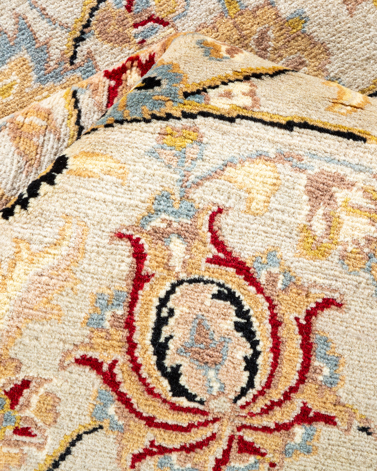 Mogul, One-of-a-Kind Hand-Knotted Area Rug - Ivory, 6' 1" x 8' 8"